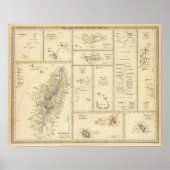 Indische Oceaan Poster (Voorkant)