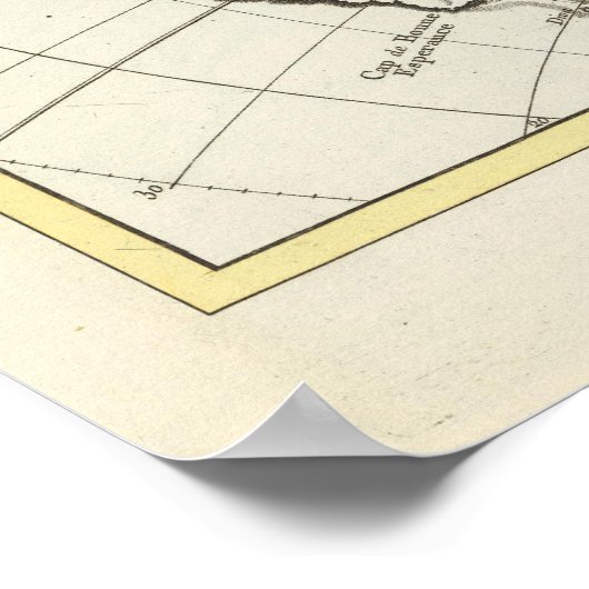 Indische Oceaan Poster (Hoek)