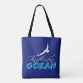 Indische Oceaan Tote Bag (Achterkant)