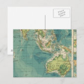 Indische oceaankabels, draadloze stations briefkaart (Voorkant / Achterkant)