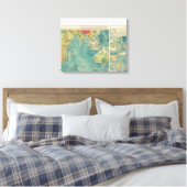 Indische oceaankabels, draadloze stations canvas afdruk (Insitu (Slaapkamer))