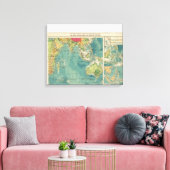 Indische oceaankabels, draadloze stations canvas afdruk (Insitu (Woonkamer))