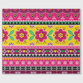 Indische of Pakistaanse truckkunst inspireerde naa Cadeaupapier (Vlak)