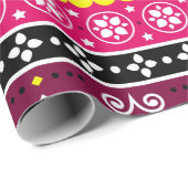 Indische of Pakistaanse truckkunst inspireerde naa Cadeaupapier (Rol Hoek)