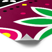 Indische of Pakistaanse truckkunst inspireerde naa Poster (Hoek)