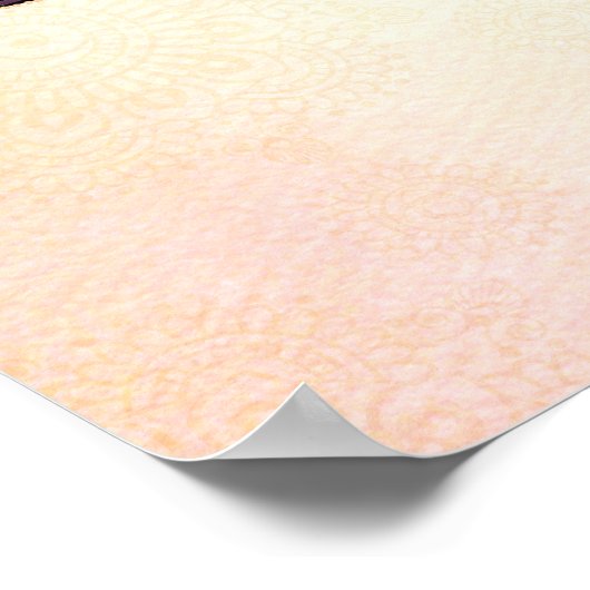 Indische olifant Indische bruiloft, welkomstbord Poster (Hoek)