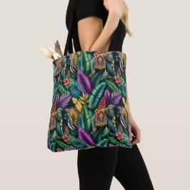 Indische Olifant Jungle Dromen Naadloos Oppervlak  Tote Bag