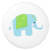 Indische olifant keramische knop (Voorkant)