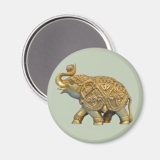 Indische olifant magneet (Voorkant / Achterkant)