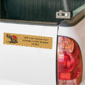 Indische olifant met rode doek bumpersticker (Op Truck)