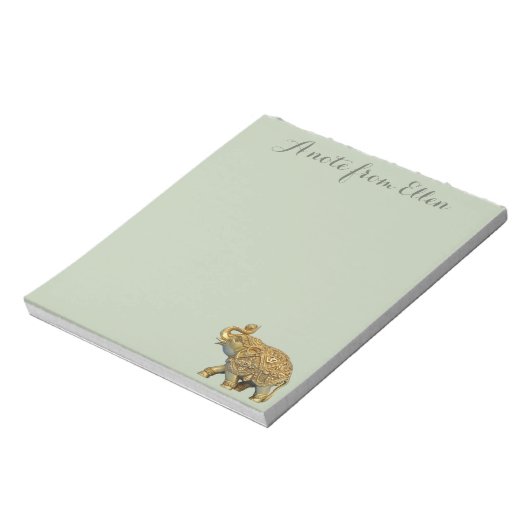 Indische olifant notitieblok (Linkerzijde)
