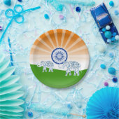 Indische olifant papieren bordje (Feest)