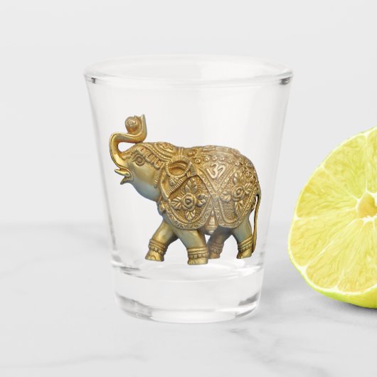 Indische olifant shot glas (Voorkant)