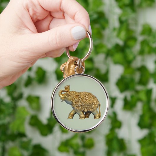 Indische olifant sleutelhanger (Hand)
