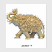 Indische olifant-sticker sticker (Vel)