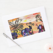 Indische olifant Stickers (Envelop)