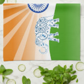 Indische olifant theedoek (Gevouwen)