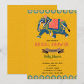 Indische olifant thema uitnodiging (Voorkant / Achterkant)