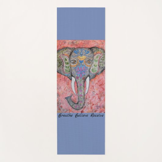 Indische olifant Yoga Mat (Voorkant)