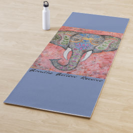 Indische olifant Yoga Mat