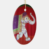 Indische olifanten keramisch ornament (Rechts)