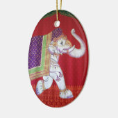 Indische olifanten keramisch ornament (Links)