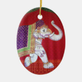 Indische olifanten keramisch ornament (Voorkant)