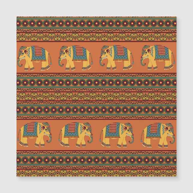 Indische olifanten, Sinaasappel Traditional Seamle (Voorkant)