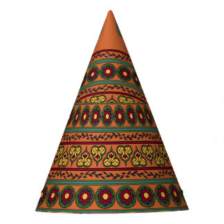 Indische olifanten, Sinaasappel Traditional Seamle Feesthoedjes