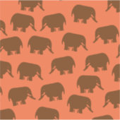 Indische Olifantpatroon Sticker (Voorkant)