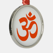 Indische om Symbol Ceramic Ornament (Rechts)