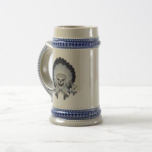 Indische opperhuid bierpul (Voorkant links)