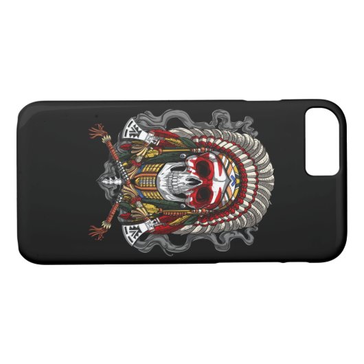 Indische opperkop Indische natief Case-Mate iPhone Case (Achterkant (Horizontaal))