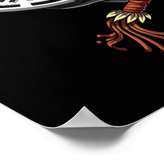 Indische opperkop Indische natief Poster (Hoek)