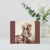 Indische opstandster, 1890 briefkaart (Staand voorkant)