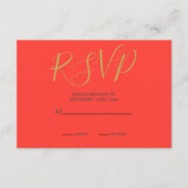 Indische Oranje goudkleurige gouden kleuren met ee Informatiekaartje (Voorkant)