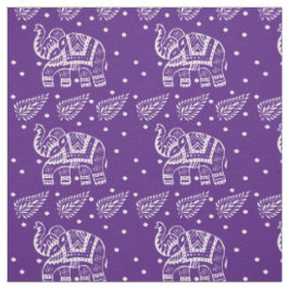 Indische Paars met blokletters, van Paisley en Ele Stof