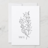 Indische Paintborstel Hartelijk dank Feestdagenkaart (Voorkant)