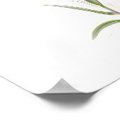 Indische Paintpenseel Rode Wilde Kunst Poster (Hoek)