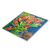 Indische Paintpenseelkeramische tegel, standaard C Tegeltje (Zijkant)