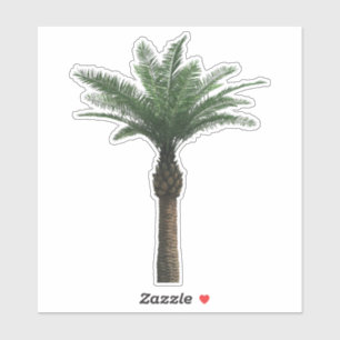 Indische palmboomsticker sticker
