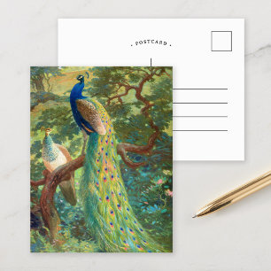 Indische parelhoen   Charles Robert Knight Briefkaart