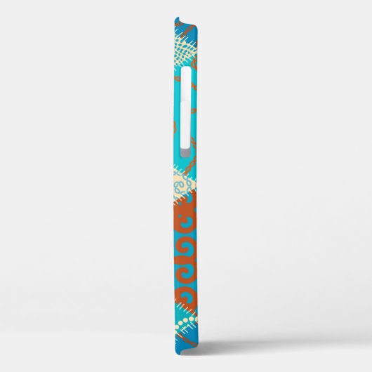 Indische patchwork naadloos  ontwerp. Case-Mate iPhone case (Achterkant / Links)