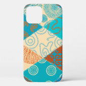 Indische patchwork naadloos ontwerp. Case-Mate iPhone case (Achterkant)