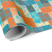 Indische patchwork, naadloze achtergrond. cadeaupapier (Rol Hoek)