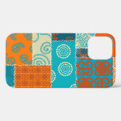 Indische patchwork, naadloze  achtergrond. Case-Mate iPhone case (Achterkant (horizontaal))