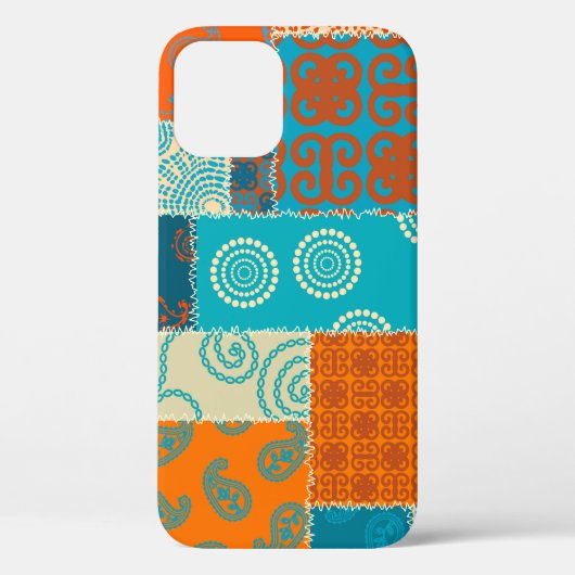 Indische patchwork, naadloze  achtergrond. Case-Mate iPhone case (Achterkant)