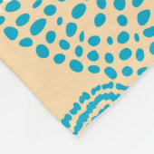 Indische patchwork, naadloze  achtergrond. fleece deken (Hoek)