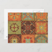 Indische Patronen Briefkaart (Voorkant / Achterkant)