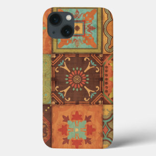 Indische patronen iPhone 13 hoesje